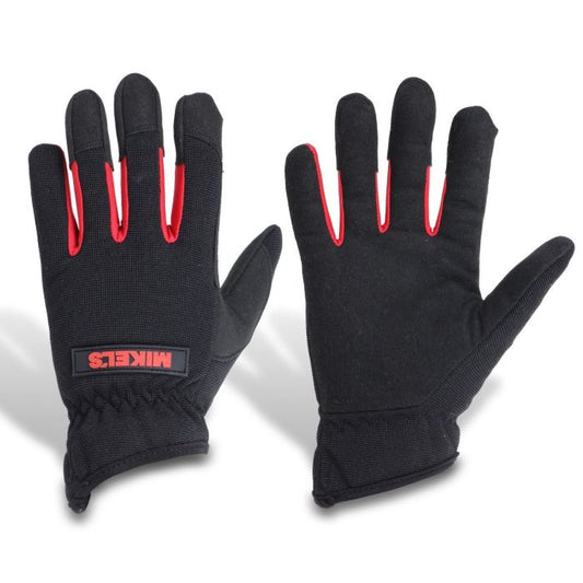 Guantes para trabajo para mécanico Semi Pro (L) Modelo: GMSP-2G Marca MIKELS