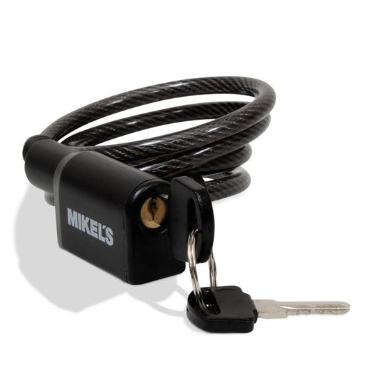 Cable candado en espiral Modelo: CCE-68 Marca MIKELS