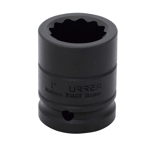 Dado de impacto cuadro de 3/4", 12 puntas, en pulgadas, 1" Urrea