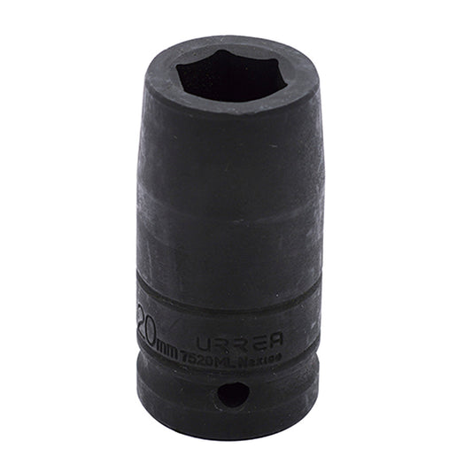 Dado de impacto largo cuadro de 3/4", 6 puntas, métrico, 20 mm Urrea