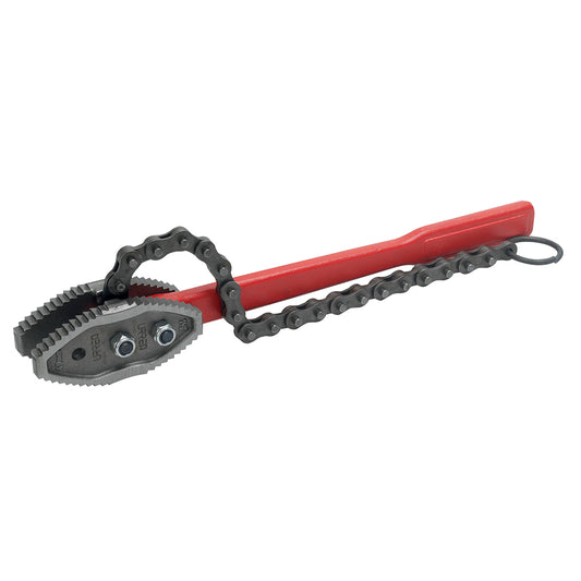 Llave de cadena tipo caimán para tubos de 1-1/2" Urrea
