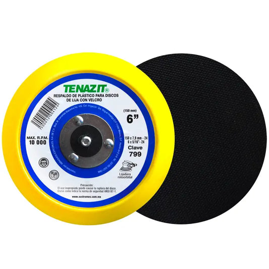 RESPALDO DISCO LIJA VELCRO 6 X 5/16 X (X)(1)