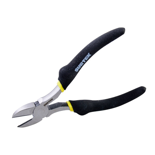 Pinza Para Electricista Con Mango Rubber Grip De 6", Corte Diagonal Surtek DS