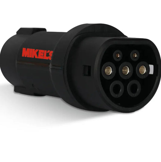Adaptador para vehículo eléctrico EV (tipo 1 a tipo 2) Modelo: ACBE-1 Marca MIKELS