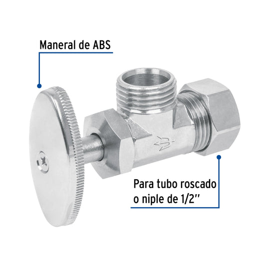 Llave angular, barrilito sin contratuerca (S)(6)