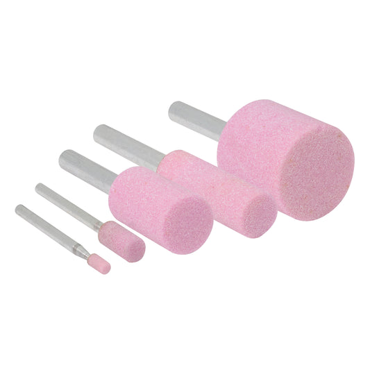 Juego de puntas montadas óxido de aluminio rosas tipo W, 5 piezas Urrea