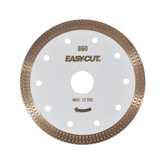 2103-Disco De Diamante Turbo De 125 X 1.4 X 22.23 Mm Para Corte De Cuarcita Y Loseta Dura. 860 Austromex