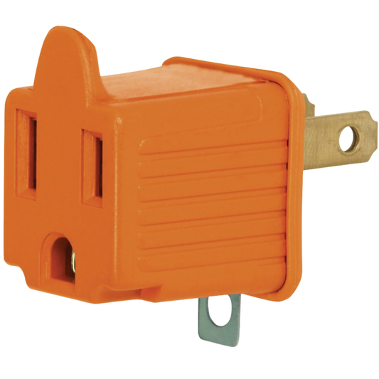 Adaptador 3 A 2 Naranja A Granel Volteck   46256 Truper