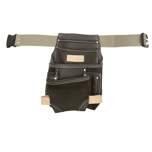 Portaherramientas De Piel Con Cinturón, 10 Bolsillos Urrea DS