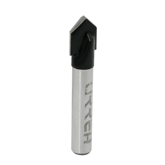 Broca para router de acero corte en "V" 1/2" zanco de 1/4" Urrea