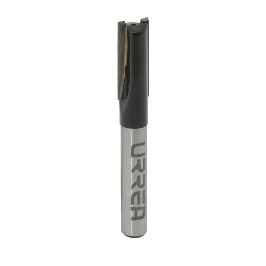 Broca para router de acero recta de 2 filos 3/4" zanco de 1/4" Urrea