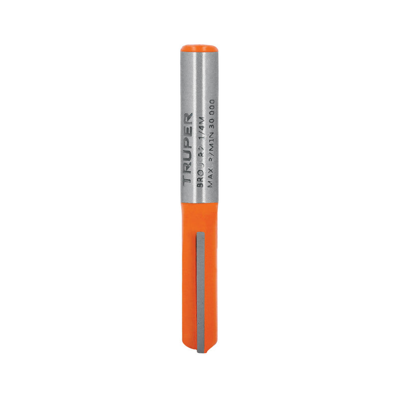 Broca Para Router, Recta 2 Filos, 1/4', Mediana, Truper Catalogo – HSO ...