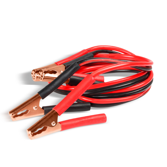 Cables pasa corriente, 2.4 mts, 250 amp, calibre 8 Modelo: C-240-8T Marca TAMER
