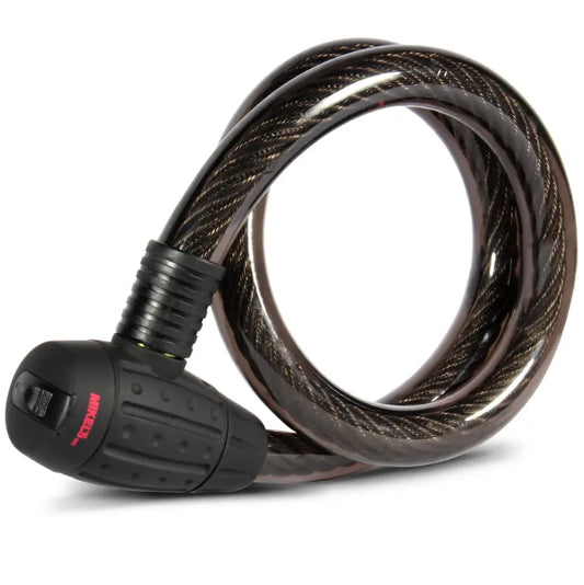 Cable candado flexible con llaves (1 mt) Modelo: C-4612 Marca MIKELS