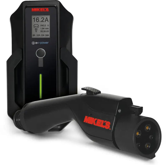 Cargador para auto eléctrico EV, portátil (16 amp) Modelo: CBE-1 Marca MIKELS