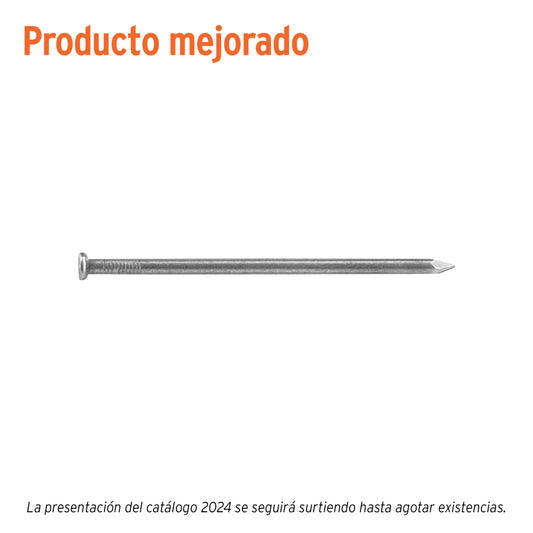 Clavo estandard, 4', c/cabeza, bolsa de 1 kg (S)(1)