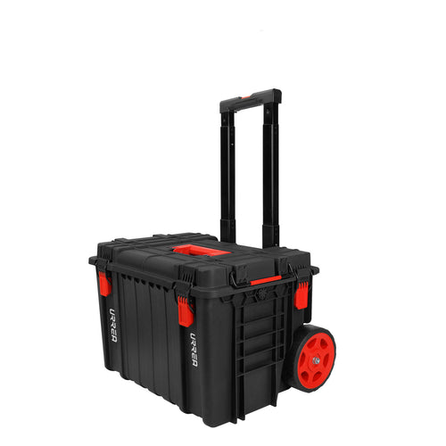 Caja modular plÃ¡stica color negro 22" x 12-1/2" x 16" Urrea