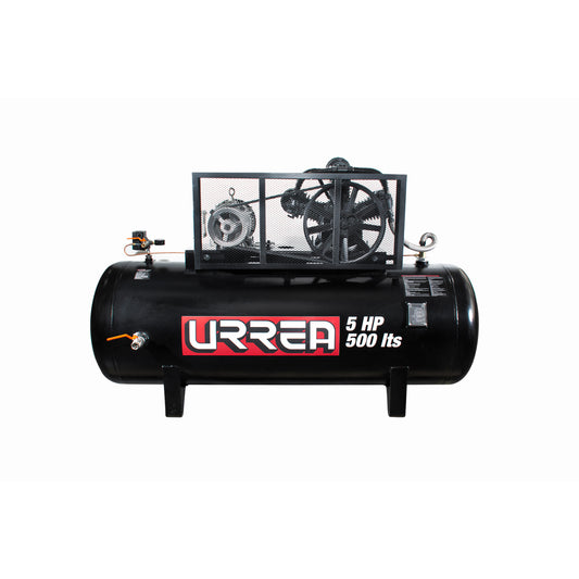 Compresor de aire eléctrico de banda 500L, 5HP, 220V - 440V Urrea