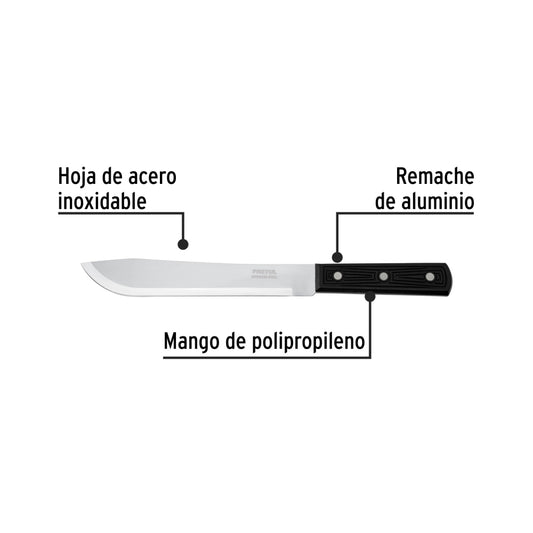 CUCHILLO CEBOLLERO 8", MANGO DE POLIPROPILENO, (X)(6)