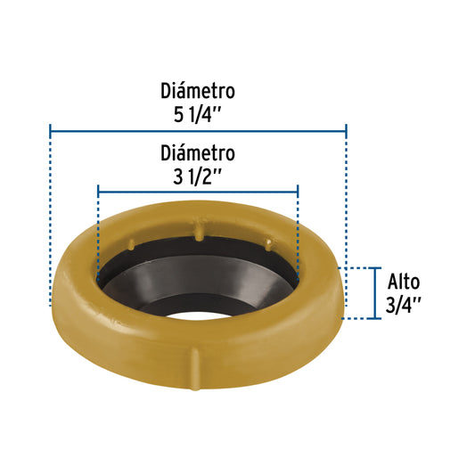 Cuello de cera con guia (S)(6)-500615-500615