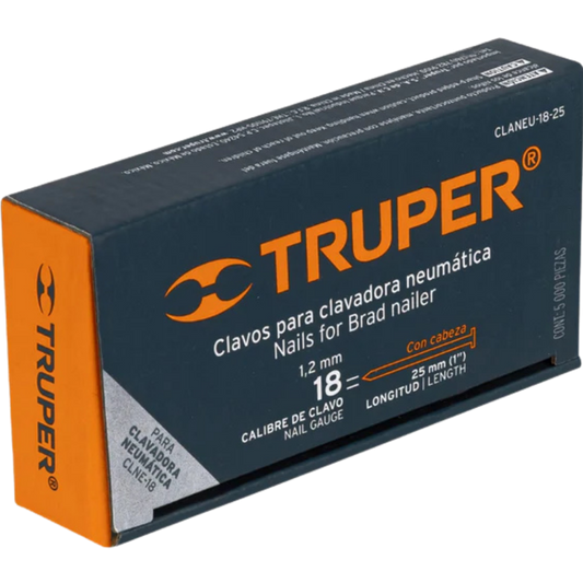 Caja Con 5000 Clavos Calibre 18 32 Mm Para Clne-18 18265 Truper