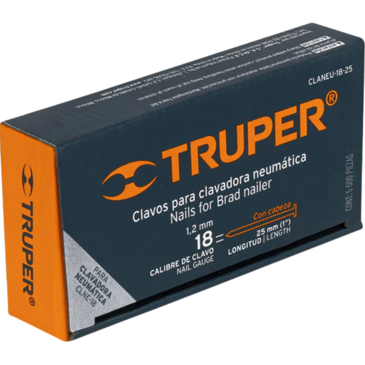 Caja Con 5000 Clavos Calibre 18 40 Mm Para Clne-18 18267 Truper