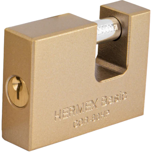 Candado Antipalanca 80 Mm Cuerpo De Hierro Hermex Basic   22517 Truper
