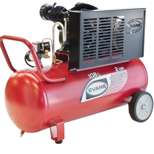 Compresor 6.5 Hp 108 Lts Gasolina Motor Briggs Stratton E170G0650BS-108 Evans