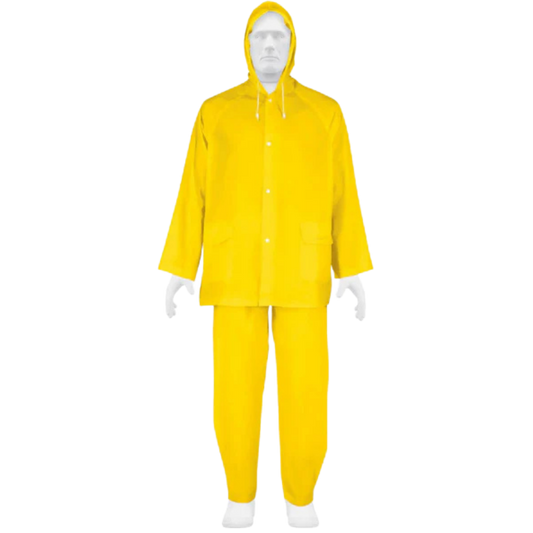5639-Conjunto Impermeable Ligero De Pvc Talla G Pretul 27095 Truper