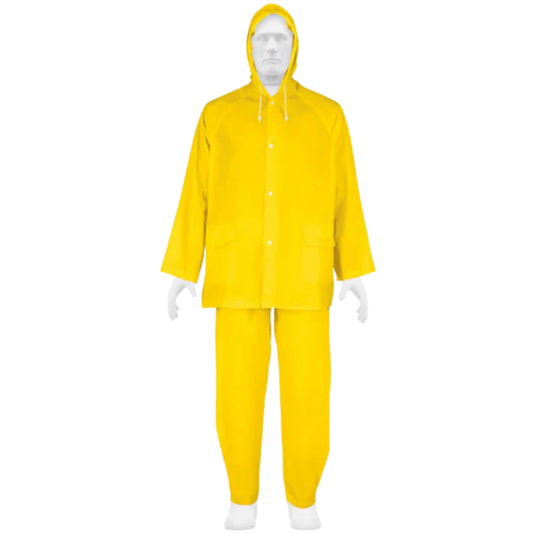 5640-Conjunto Impermeable Ligero De Pvc Talla Xg Pretul 27096 Truper