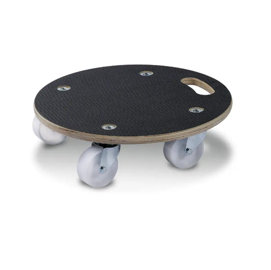 Dolly redondo con plataforma de madera (250 kgs) Modelo: DRM-250 Marca MIKELS