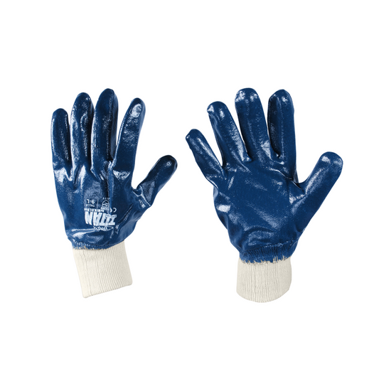 Guante de nitrilo con puño de seguridad Modelo: EPPG-14GM Marca TITAN