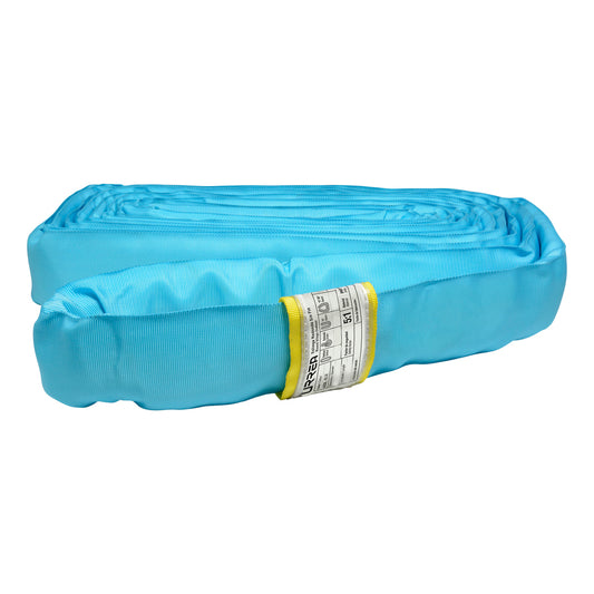 Eslinga de poliéster redonda sin fin azul 7 m, 9 ton Urrea