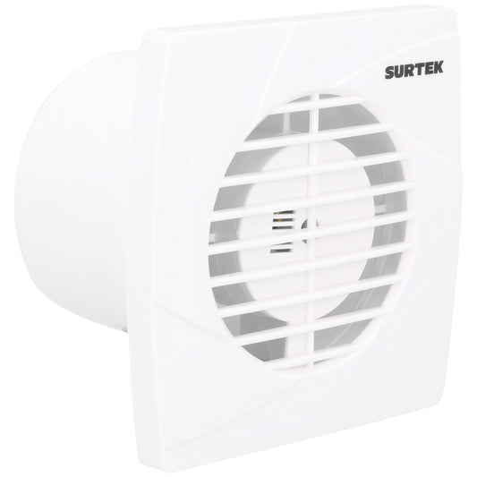 Extractor de aire domestico 4", 1.5m2 de alcance, 12 w, 44 m3/h, 40dB Surtek
