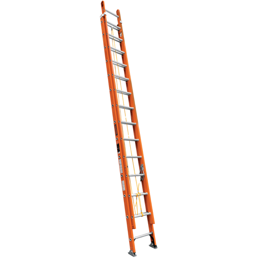 Escalera De Extensión Tipo Ii 28 Peldaños Fibra De Vidrio 100229 Truper
