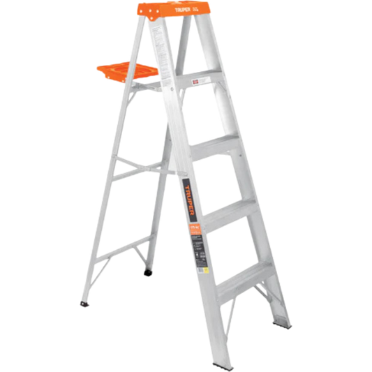 Escalera De Tijera Tipo Ll 4 Peldaños Y Bandeja 10264 Truper