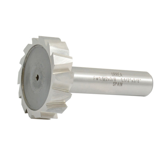 Fresa tipo woodruff de acero 1-1/4" x 1/4" Urrea