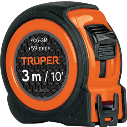 Flexómetro Compacto Contra Impactos 3 M Cinta 16 Mm 12771 Truper