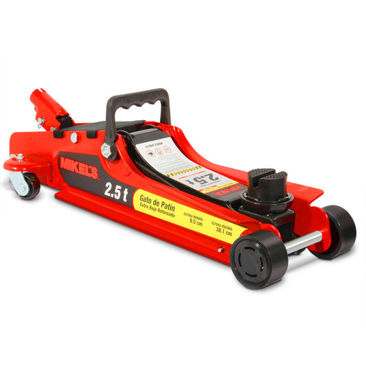 Gato hidráulico de patín Premier (2.5 ton) ton Extra Bajo Modelo: GPEB-25 Marca MIKELS