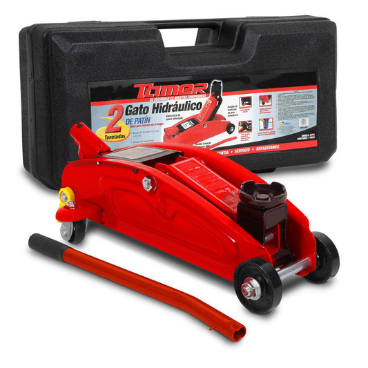 Gato hidráulico de patín (2 ton) Modelo: GPP2 Marca TAMER