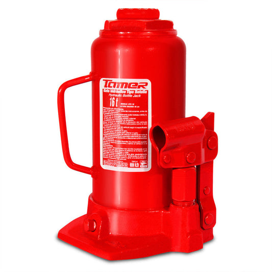 Gato hidráulico de botella con tornillo de extensión (16 ton) Modelo: GTE-16 Marca TAMER