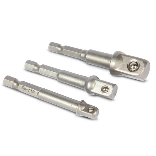 Juego 3 adaptadores de dados para taladro Modelo: JADT-3 Marca MIKELS