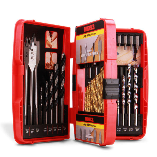 Juego de brocas (52 pzas) Modelo: JB-52 Marca MIKELS