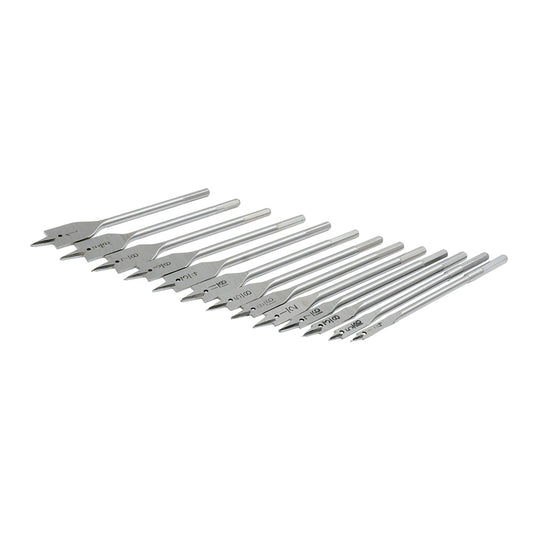 Juego de brocas para madera de acero al carbono tipo manita zanco hexagonal, 13 piezas Surtek