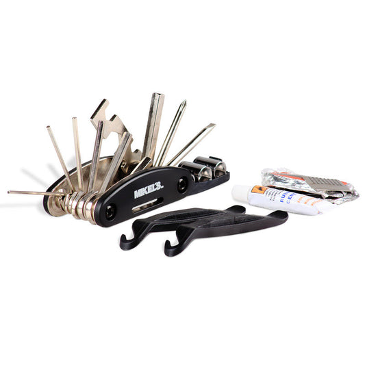 Kit multiherramienta para ciclista (15 en 1) Modelo: KC-151 Marca MIKELS