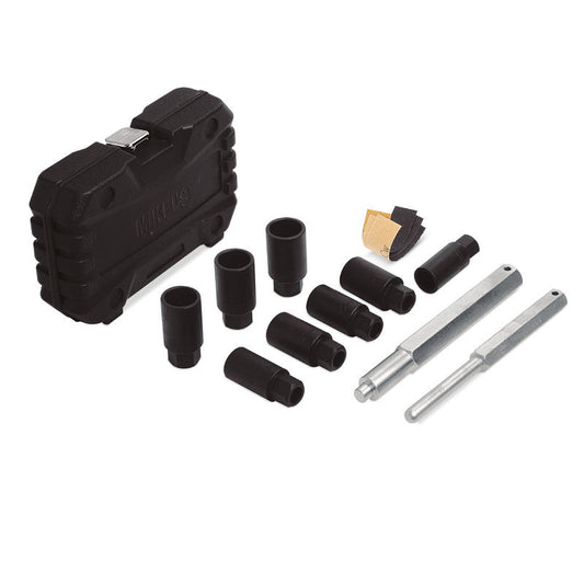 Kit dados extractores para birlos y tuercas de seguridad (10 pzas) Modelo: KDBS-10 Marca MIKELS