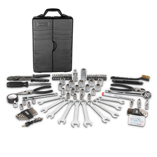 Kit juego de herramientaAUTOMOTRIZ (140 pzas) Modelo: KIT-3 Marca MIKELS