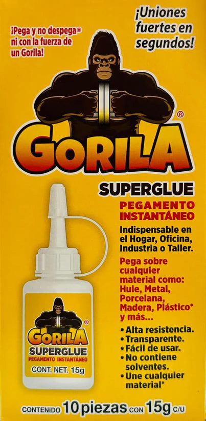 PEGAMENTO GORILA SUPER GLUE 15 GR BLISTEADO