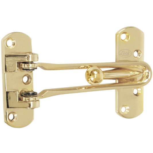 Accesorio De Seguridad Para Puerta Acabado Latón Brillante Lock DS