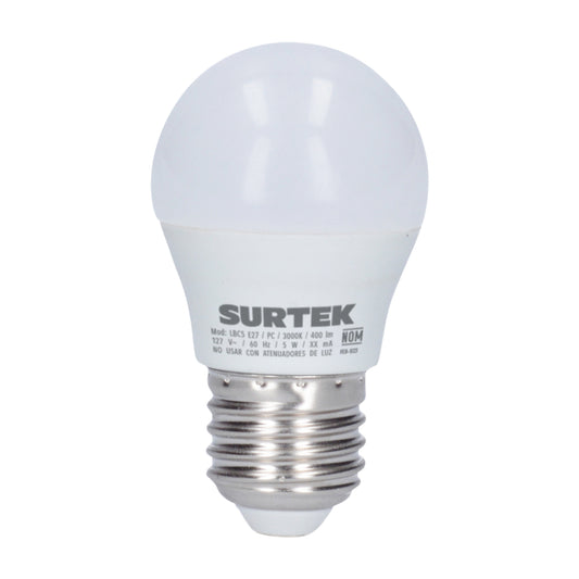 Lámpara de LED tipo bulbo A19, 11 W luz de día Surtek